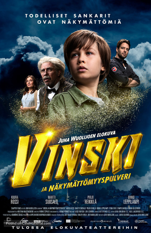 Vinski ja n&auml;kym&auml;tt&ouml;myyspulveri - Finnish Movie Poster