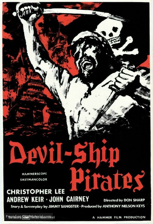 The Devil-Ship Pirates - British Movie Poster
