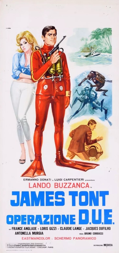 James Tont operazione D.U.E. - Italian Movie Poster