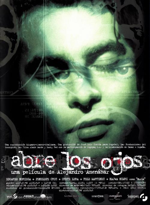 Abre los ojos - Spanish Movie Poster