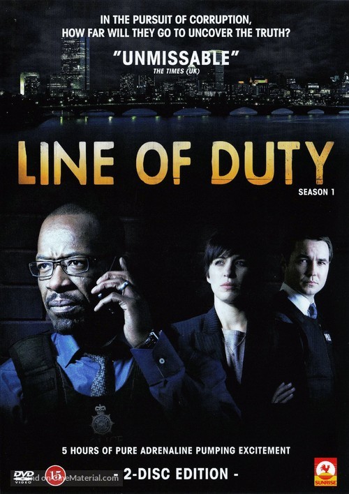 &quot;Line of Duty&quot; - Danish DVD movie cover