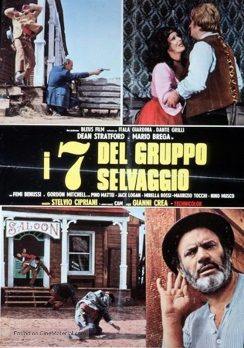 I sette del gruppo selvaggio - Italian Movie Poster