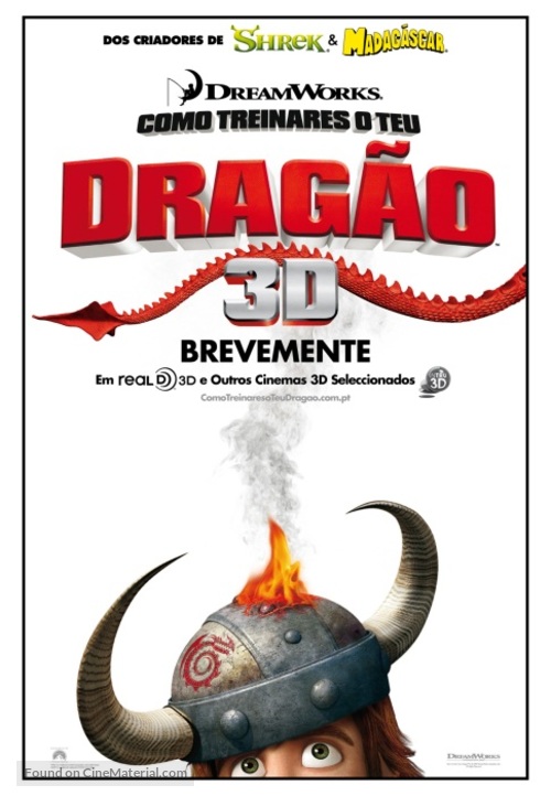 How to Train Your Dragon - Portuguese Movie Poster