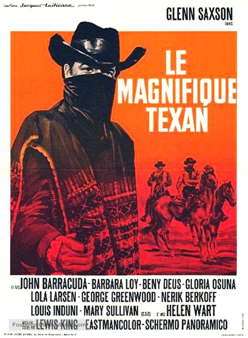 Il magnifico Texano - French Movie Poster