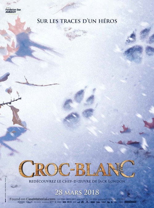 Croc Blanc - French Movie Poster