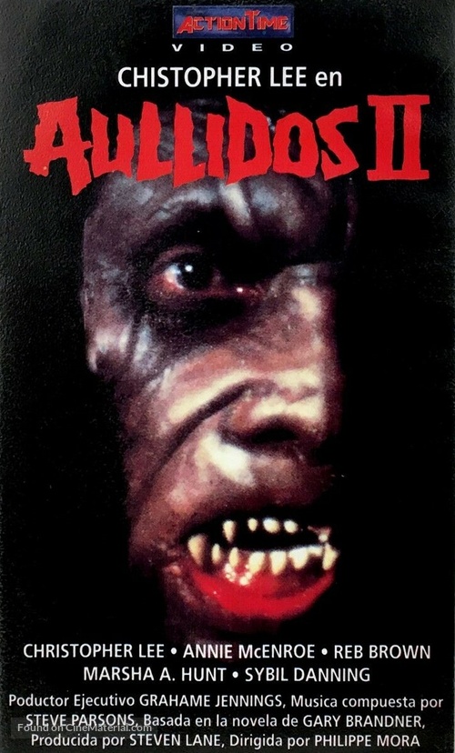 Howling II: Stirba - Werewolf Bitch - Spanish VHS movie cover