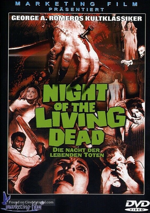 Night of the Living Dead - German DVD movie cover