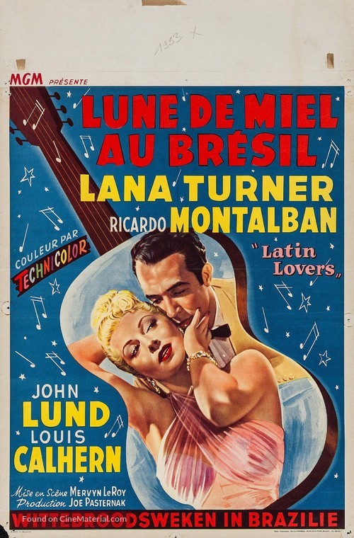 Latin Lovers - Belgian Movie Poster
