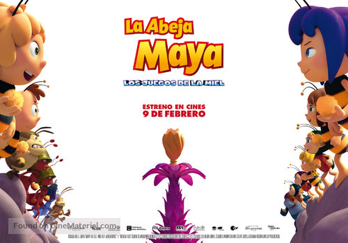 Maya the Bee: The Honey Games - Spanish Movie Poster
