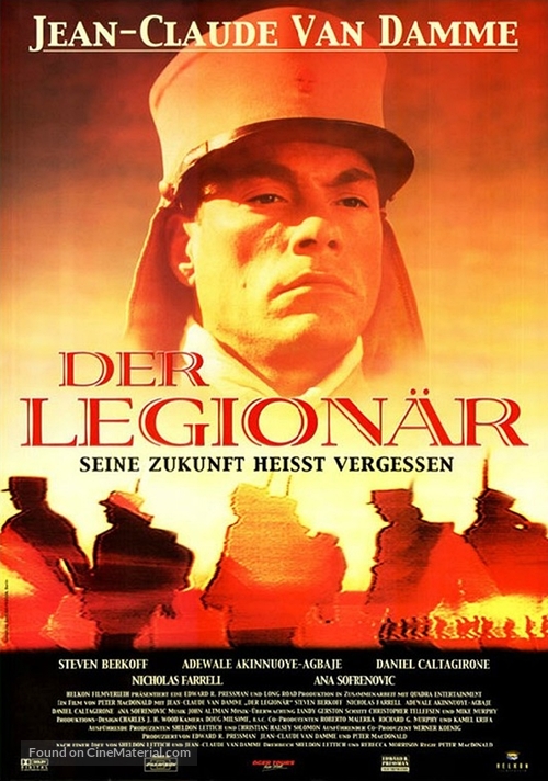 Legionnaire - German Movie Poster
