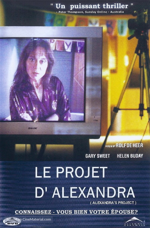 Alexandra&#039;s Project - Canadian DVD movie cover