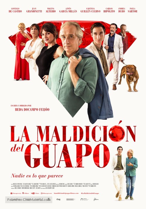 La maldici&oacute;n del guapo - Spanish Movie Poster