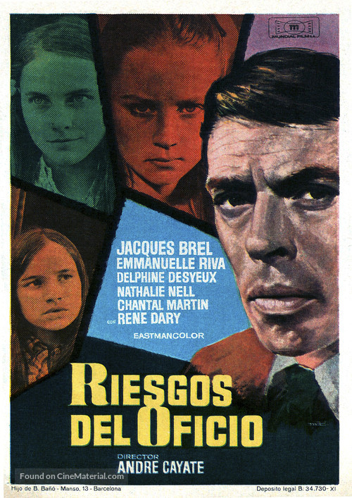 Les risques du m&eacute;tier - Spanish Movie Poster