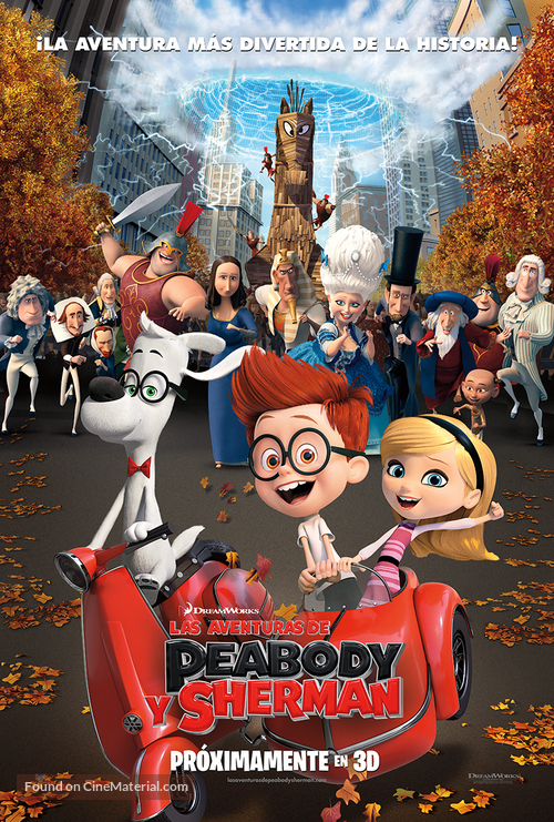 Mr. Peabody &amp; Sherman - Mexican Movie Poster