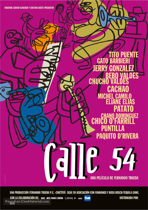 Calle 54 - Spanish Movie Poster