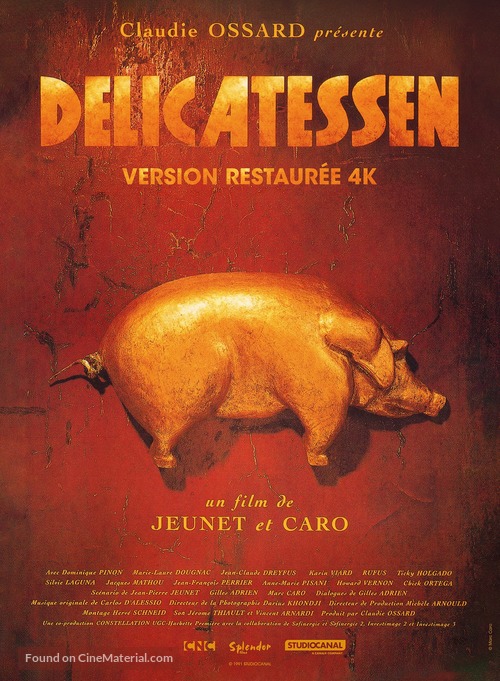 Delicatessen - French Re-release movie poster