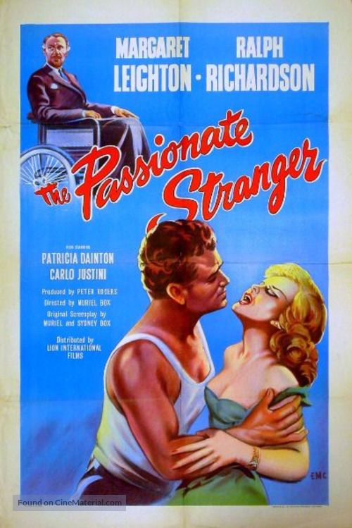 The Passionate Stranger - British Movie Poster