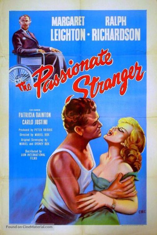 The Passionate Stranger - British Movie Poster