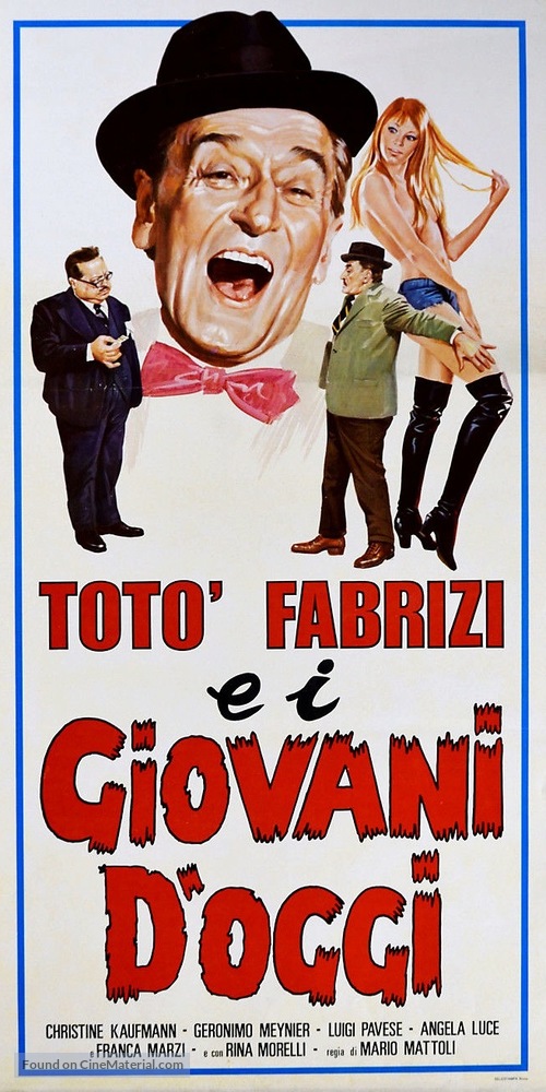 Tot&ograve;, Fabrizi e i giovani d&#039;oggi - Italian Movie Poster