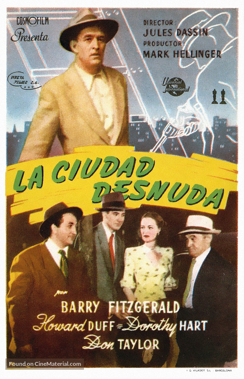 The Naked City - Spanish Movie Poster