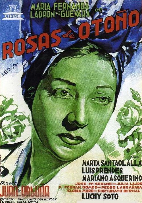 Rosas de oto&ntilde;o - Spanish Movie Poster