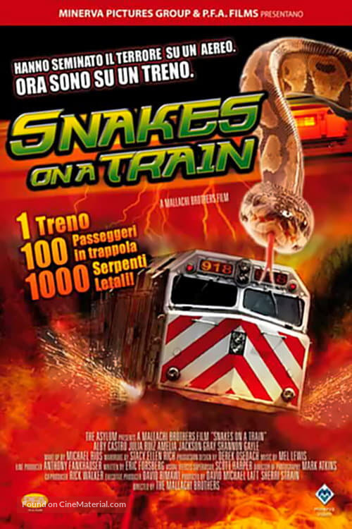 Snakes on a Train - Italian Movie Cover