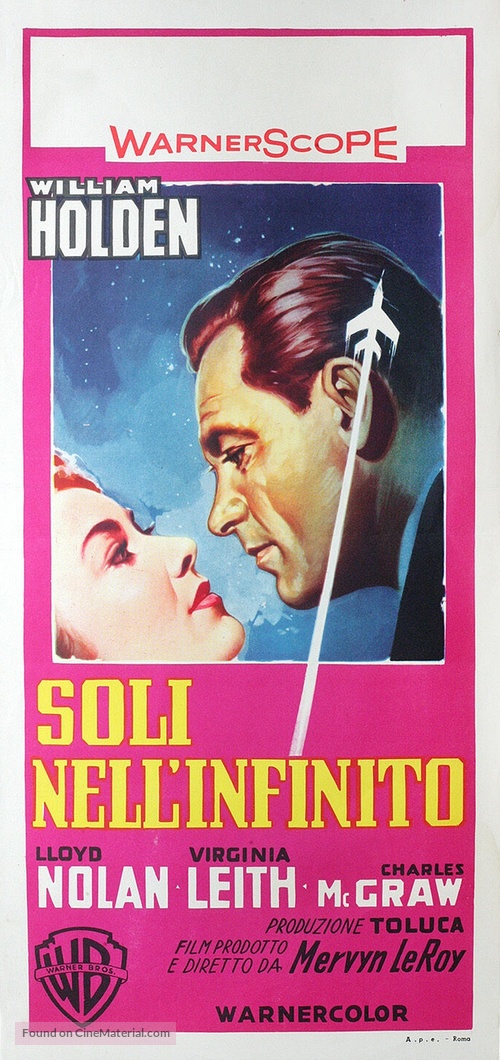 Toward the Unknown - Italian Movie Poster
