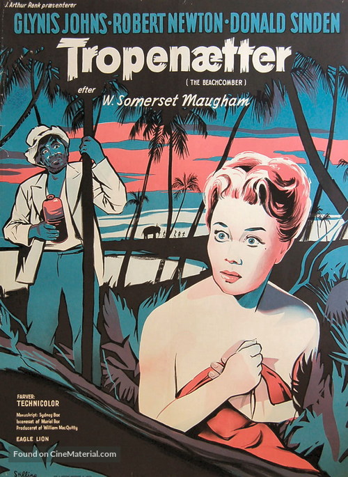The Beachcomber - Danish Movie Poster