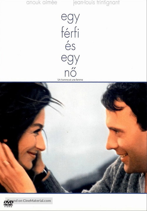 Un homme et une femme - Hungarian DVD movie cover