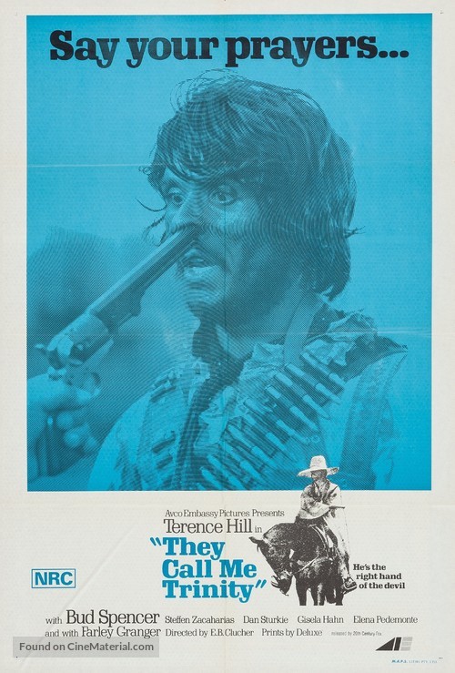 Lo chiamavano Trinit&agrave; - Australian Movie Poster