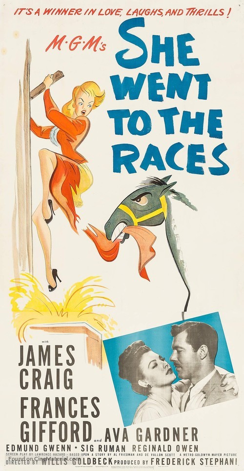 She Went to the Races - Movie Poster