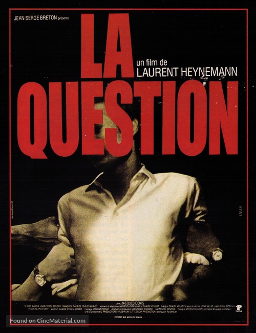 La question - French Movie Poster