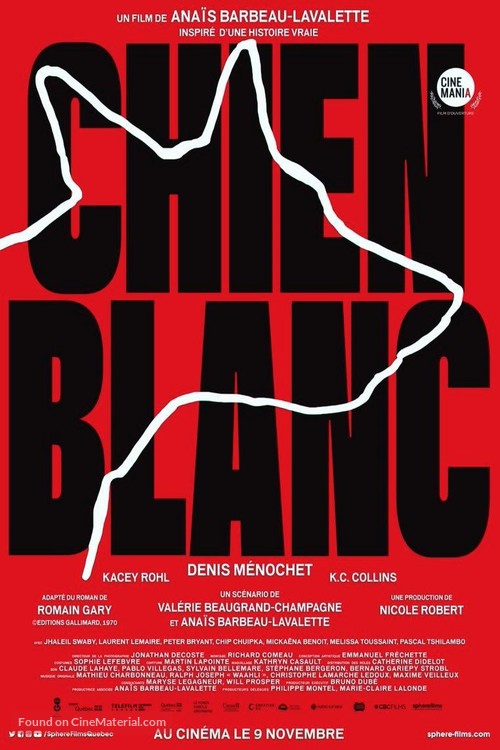 Chien Blanc - Canadian Movie Poster