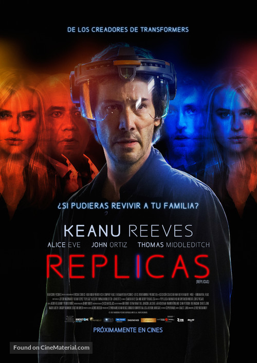 Replicas - Colombian Movie Poster