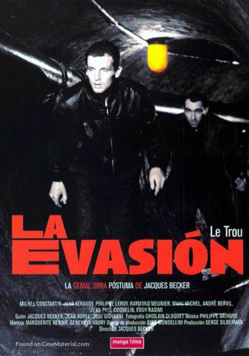 Le trou - Spanish Movie Cover