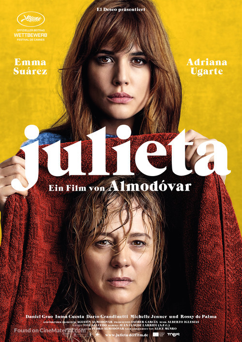 Julieta - German Movie Poster