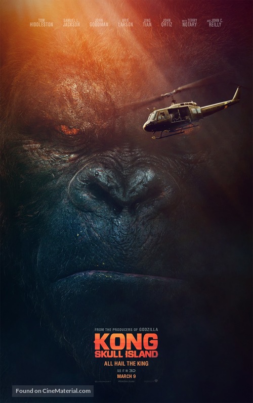 Kong: Skull Island - Singaporean Movie Poster