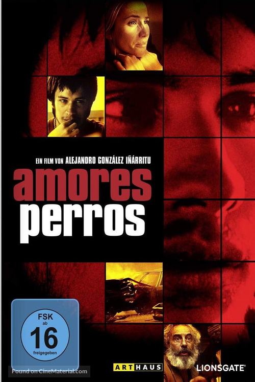 Amores Perros - German DVD movie cover