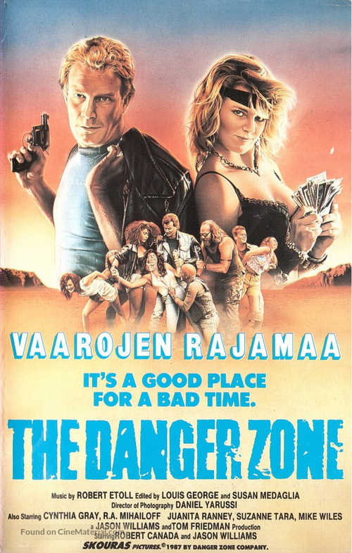 The Danger Zone - Finnish VHS movie cover
