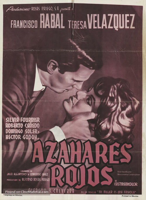 Azahares rojos - Mexican Movie Poster