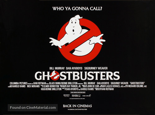 Ghostbusters - British Movie Poster