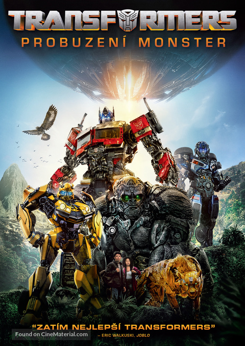Transformers: Rise of the Beasts - Czech DVD movie cover
