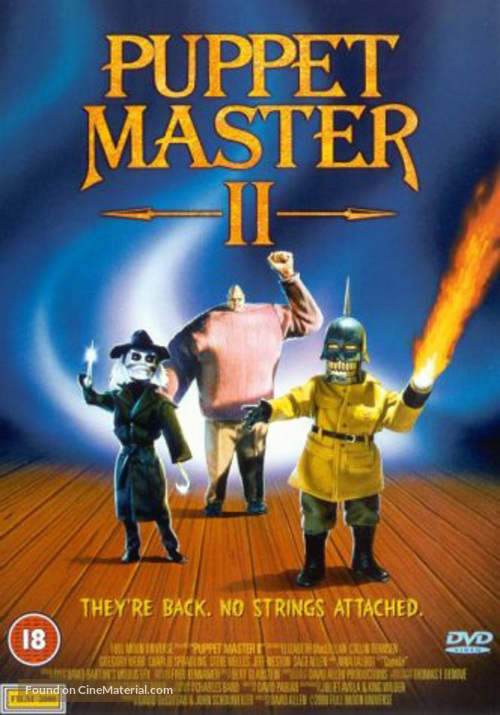 Puppet Master II - British DVD movie cover