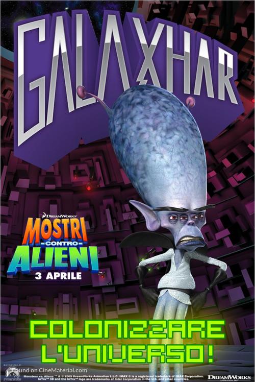 Monsters vs. Aliens - Italian Movie Poster