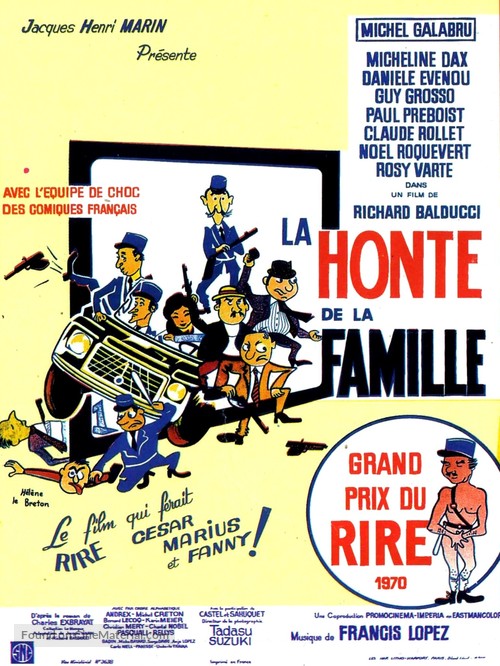 La honte de la famille - French Movie Poster