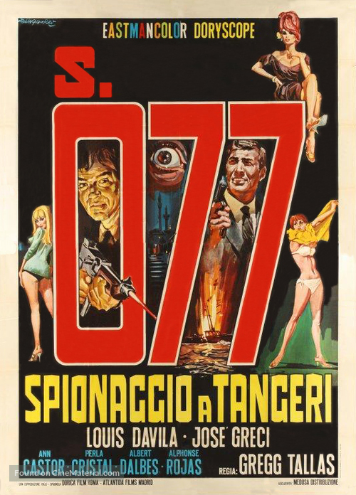 Marc Mato, agente S. 077 - Italian Movie Poster