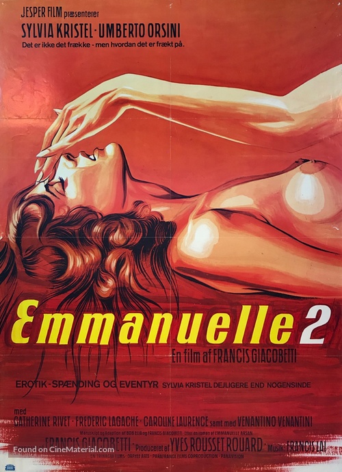 Emmanuelle 2 - Danish Movie Poster
