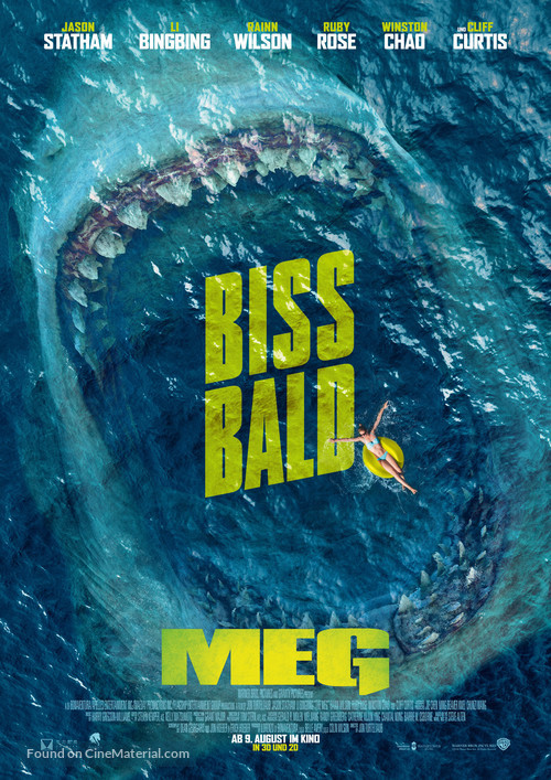 The Meg - German Movie Poster