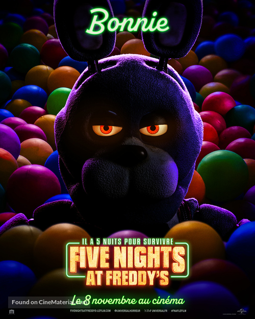 Five Nights at Freddy&#039;s - French Movie Poster