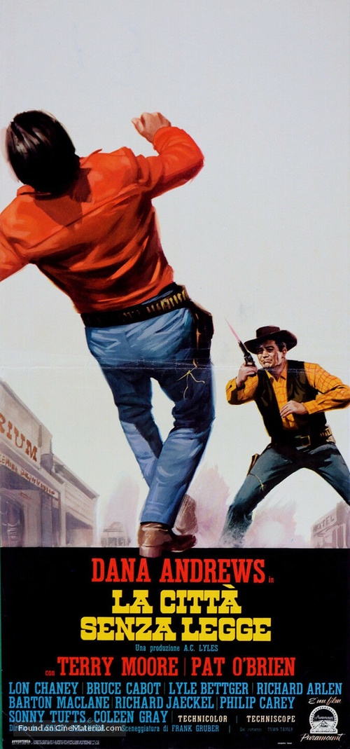 Town Tamer - Italian Movie Poster